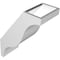 Ekena Millwork 5 1/2-in. W x 10-in. D x 14-in. H Funston Architectural Grade PVC Knee Brace BRCP055X10X14FST - alternate 2